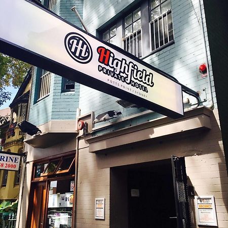 Highfield Private Hotel Sydney Eksteriør bilde